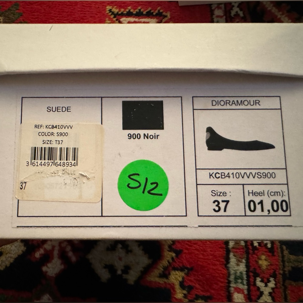 Dior Amour suede black flats (37) - Picture 3 of 5